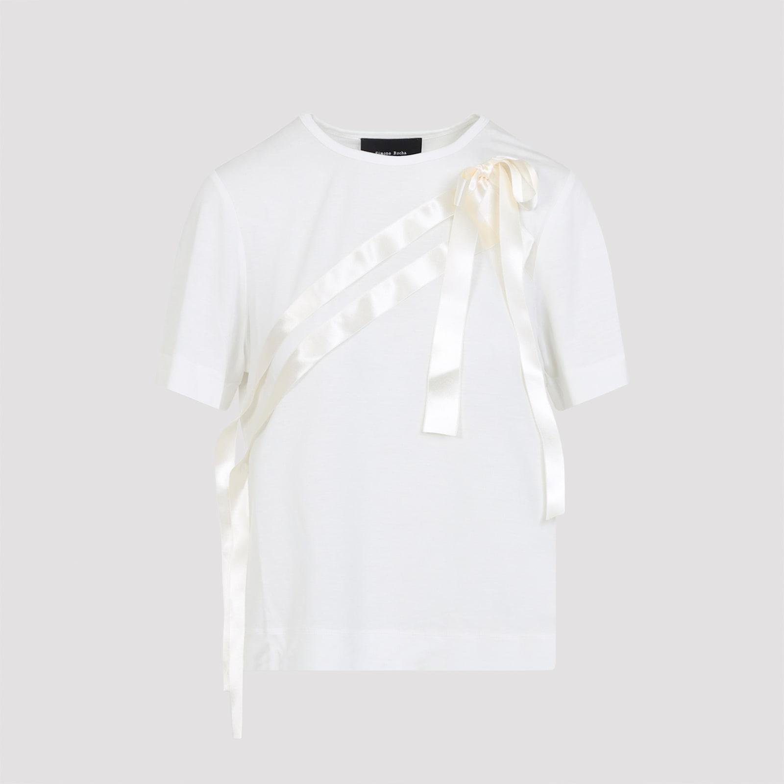 simone rocha bow sash easy t-shirt