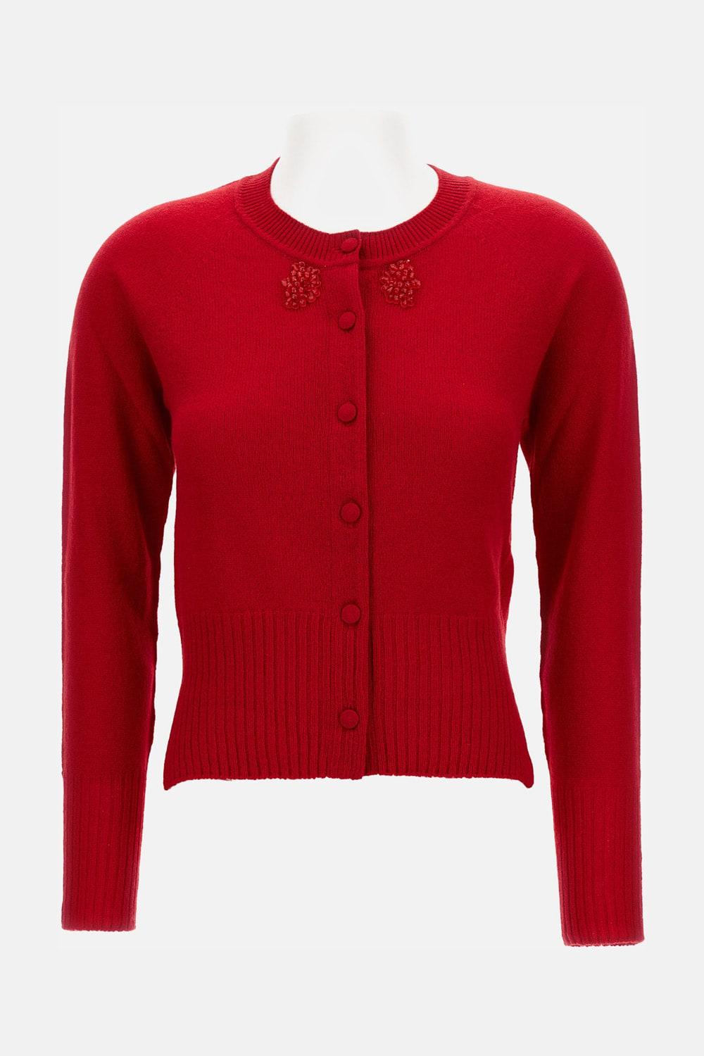 simone rocha cashmere cardigan
