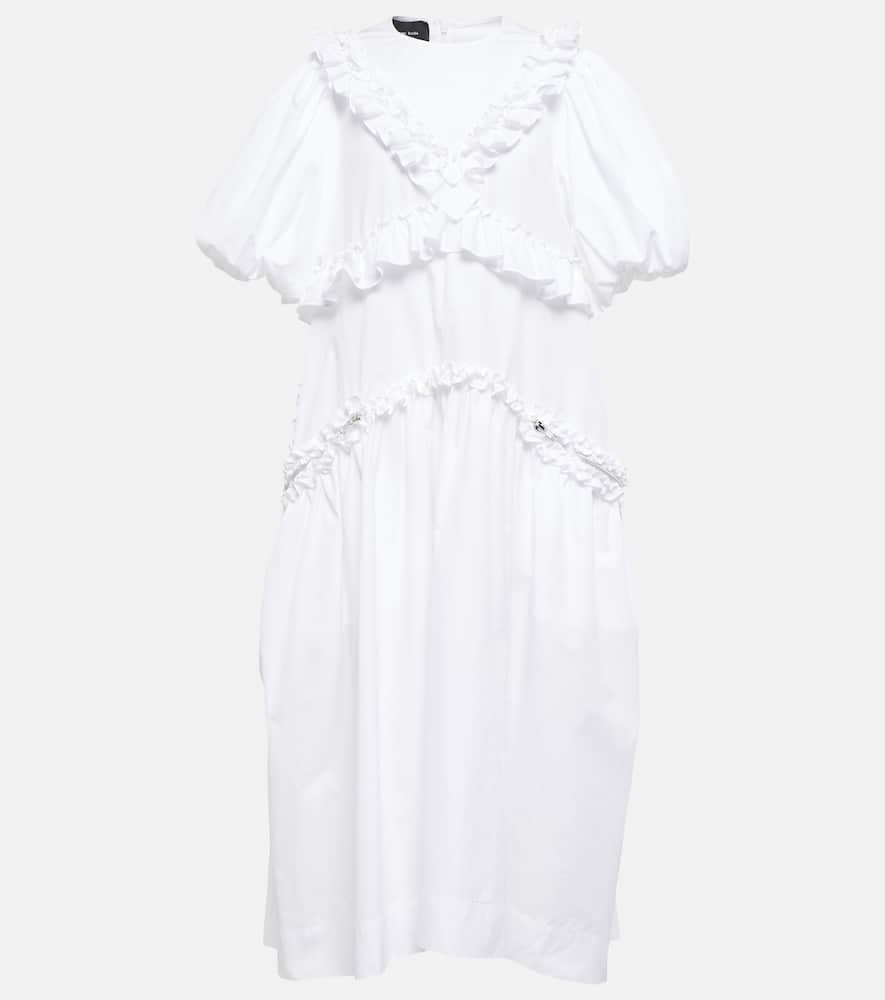 simone rocha cotton midi dress