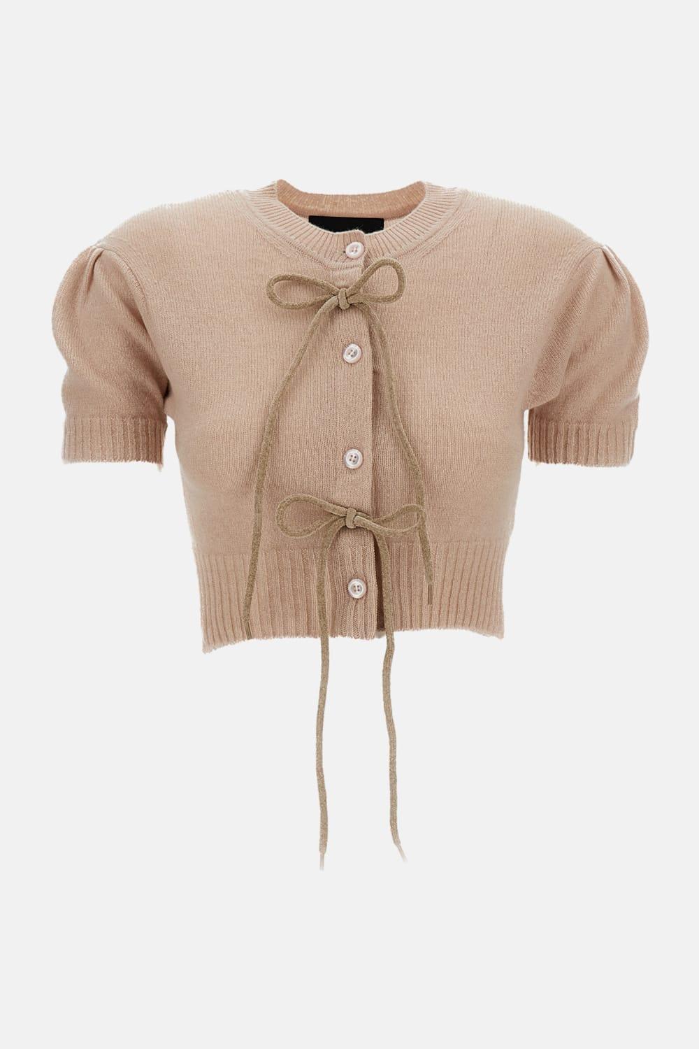 simone rocha cropped cashmere cardigan