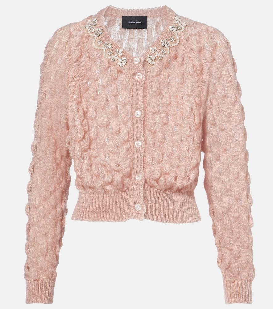 simone rocha embellished mohair