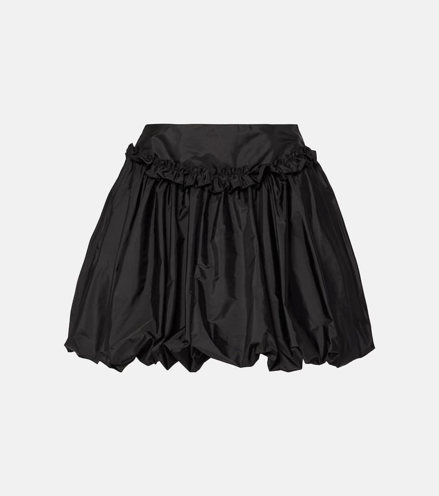 simone rocha gathered taffeta miniskirt