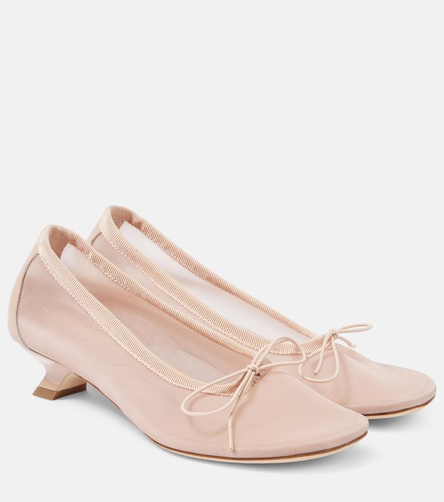 simone rocha mesh ballet pumps