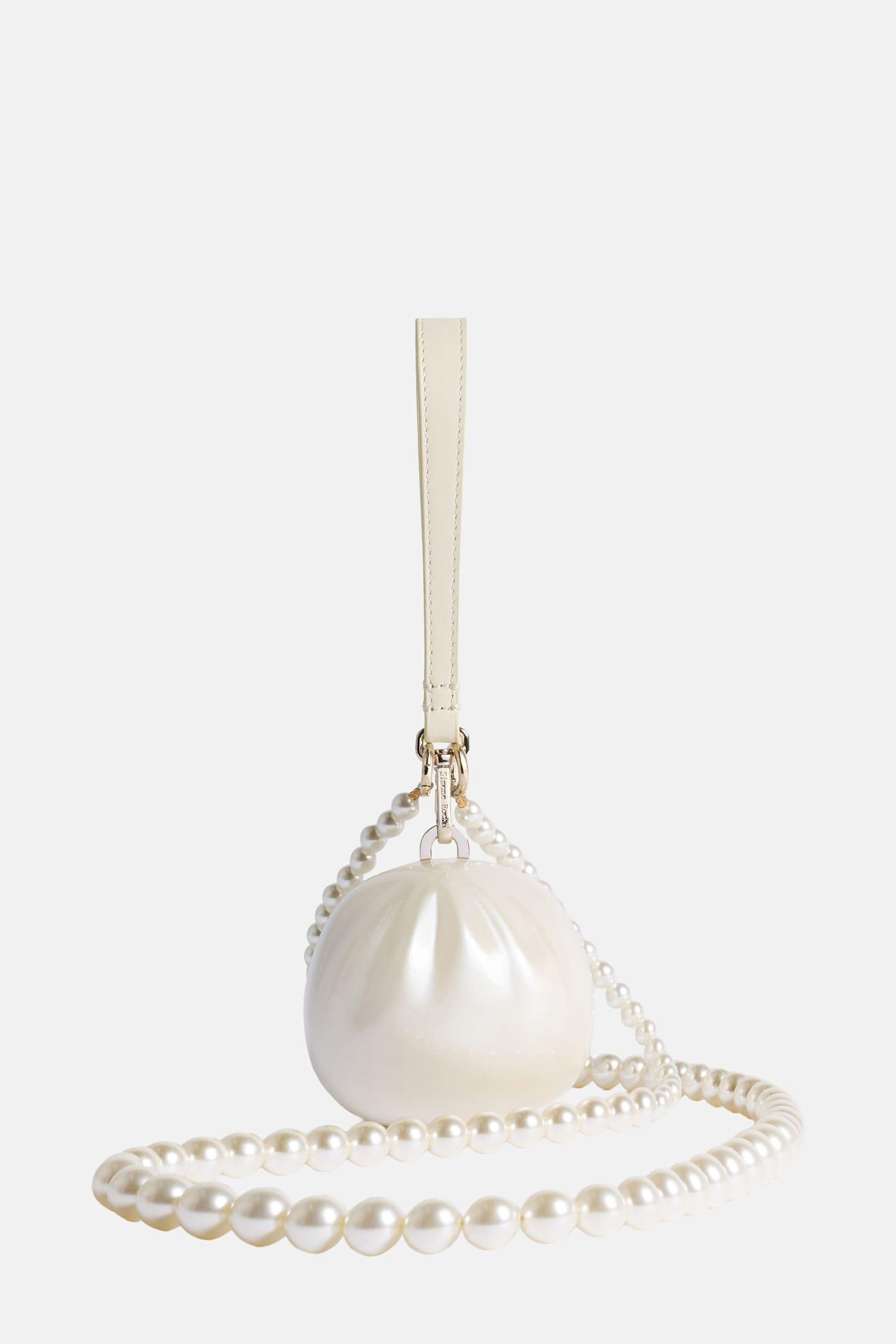 simone rocha pearl crossbody dim sum bag
