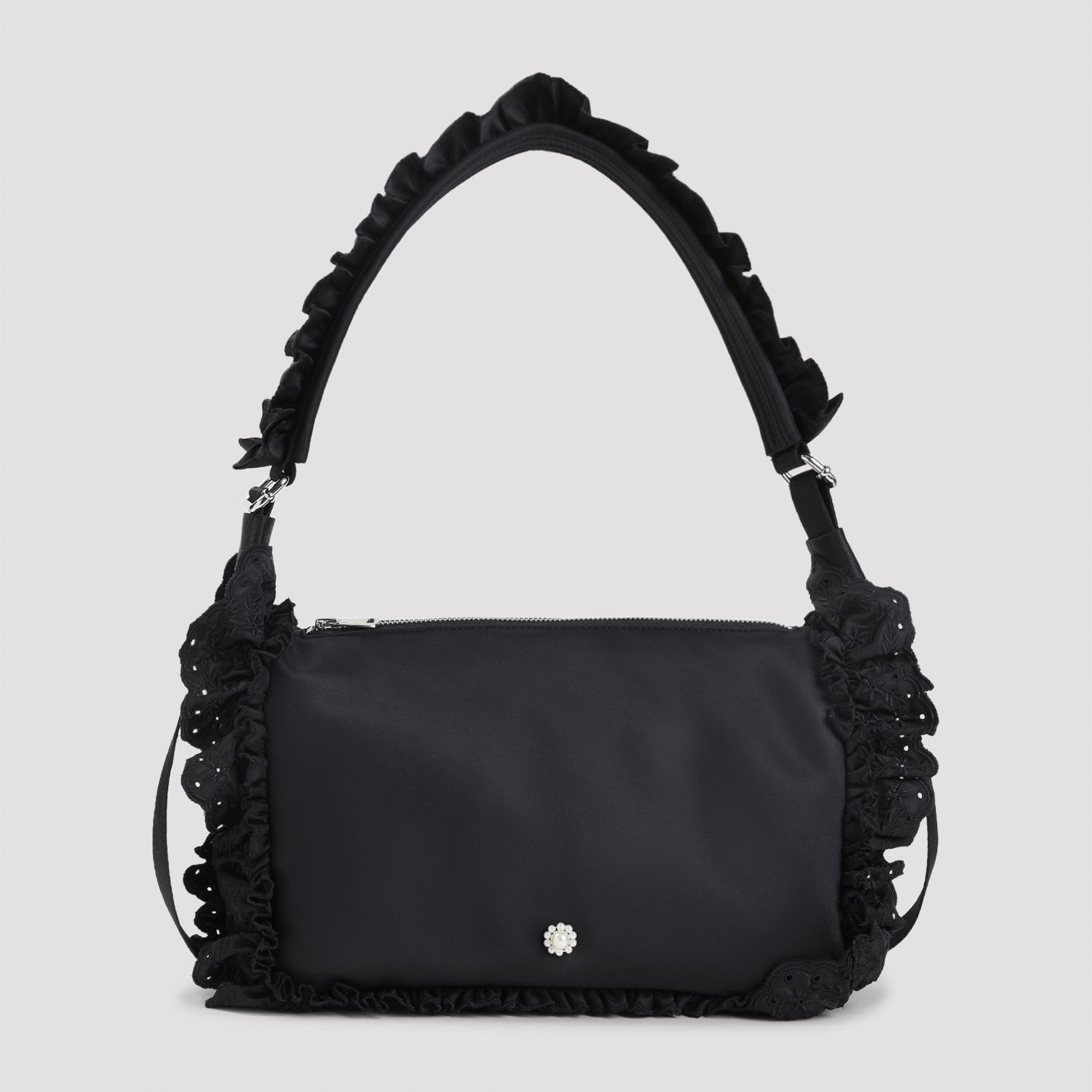 simone rocha pillowcase shoulder bag black polyester - women