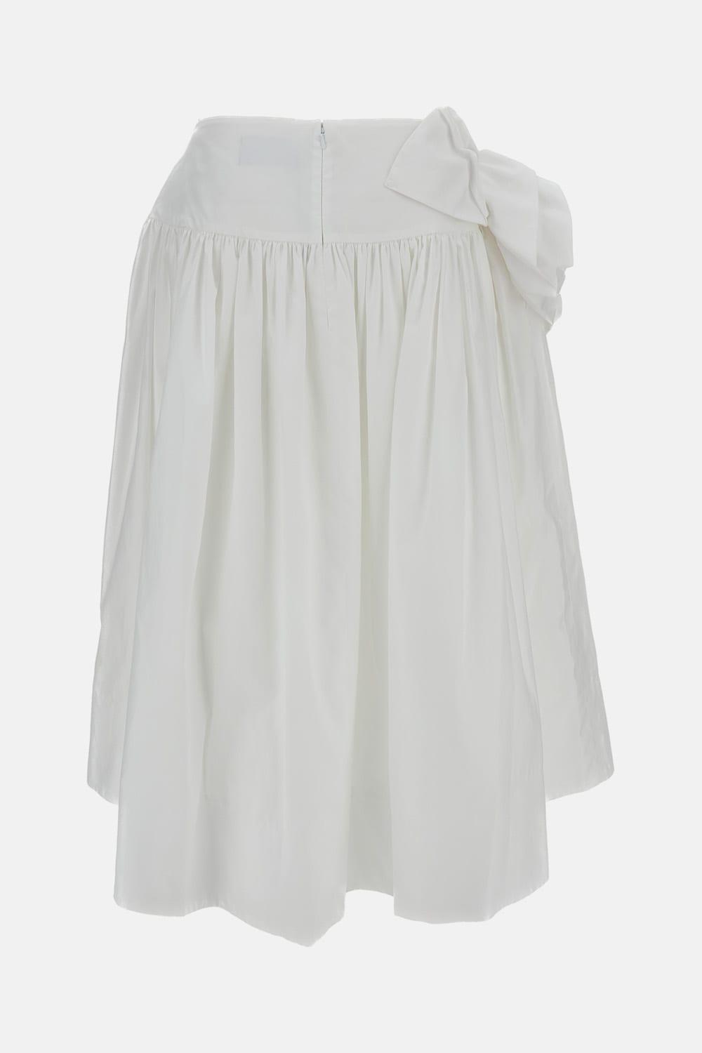 simone rocha pressed rosette basque skirt
