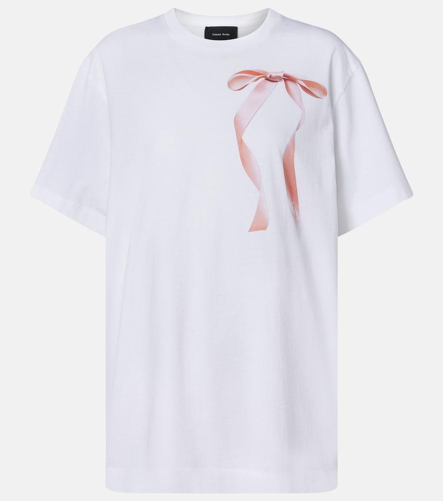simone rocha printed cotton jersey t