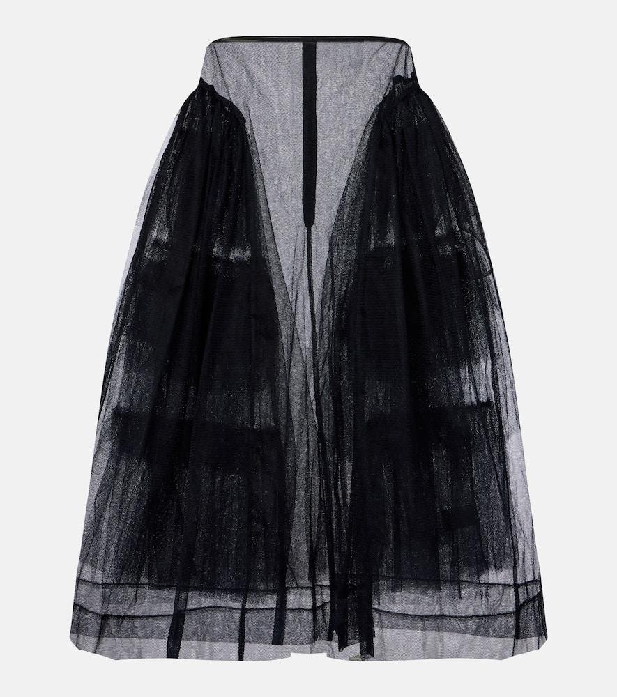 simone rocha tulle midi skirt