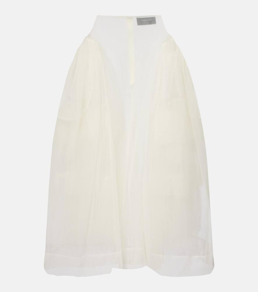 simone rocha tulle midi skirt