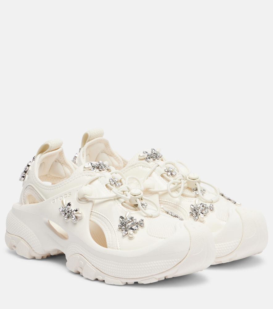 simone rocha x crocs trailbreak 2 embellished sneakers