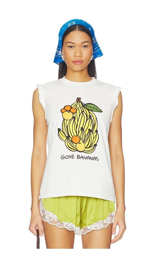 simonmiller banana mix tank top in white.