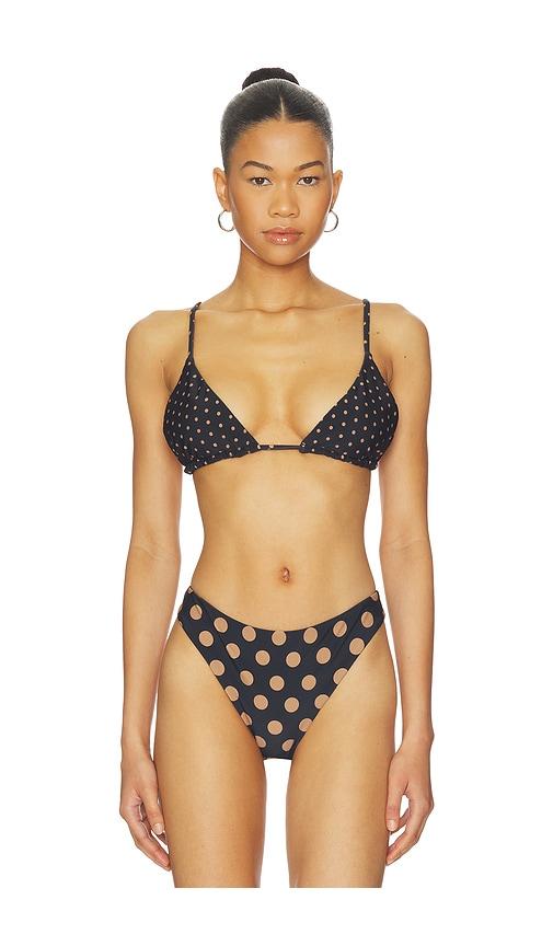 simonmiller bwai bikini top in black.