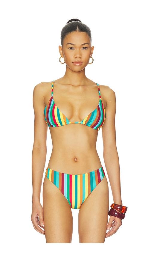 simonmiller bwai bikini top in mustard.