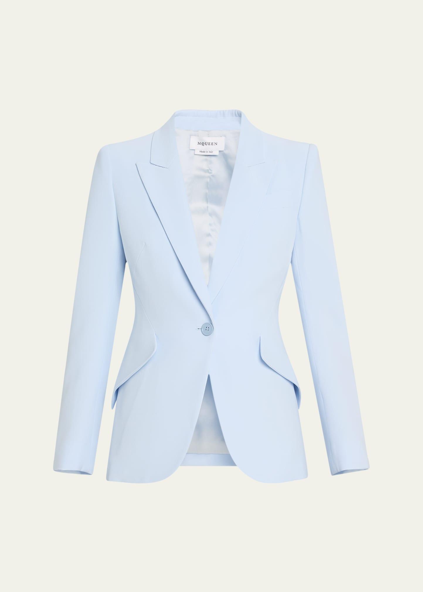 single-breasted blazer jacket