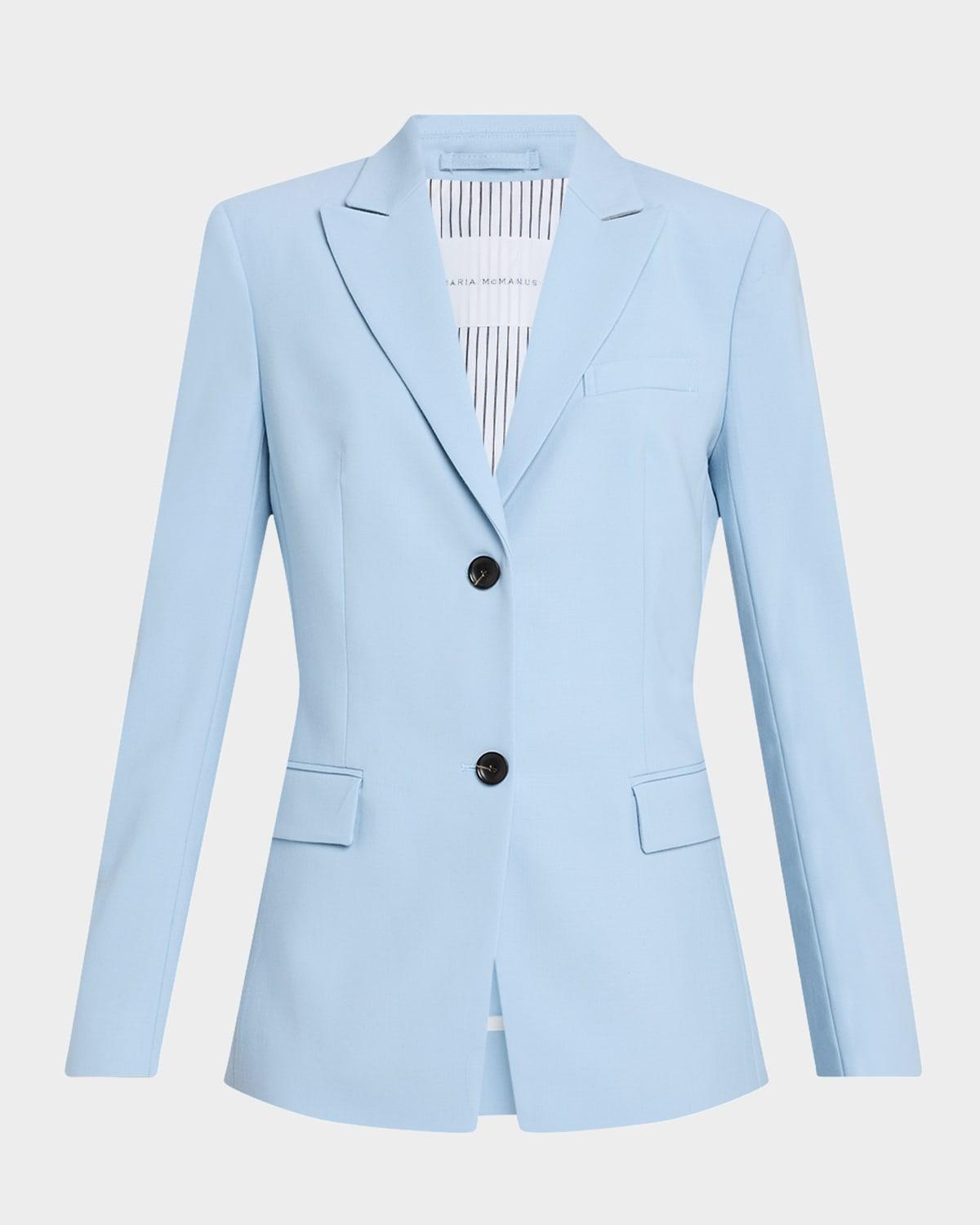 single-breasted blazer