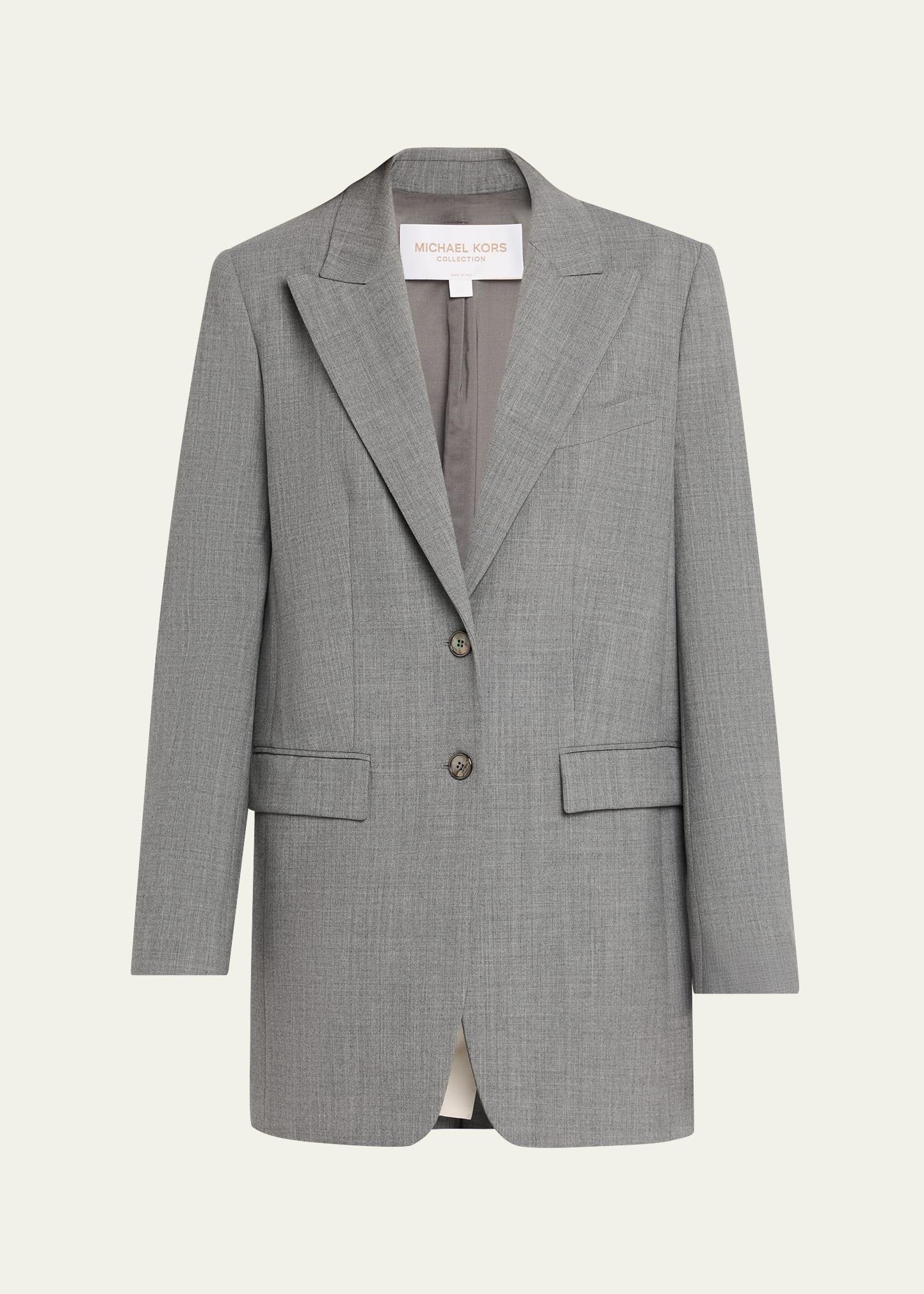 single-breasted boyfriend blazer