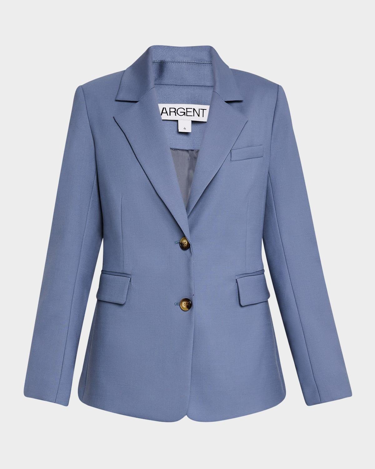 single-breasted seasonless wool blazer