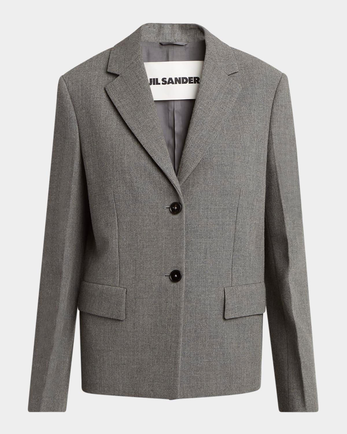 single-breasted tailor-made jacket