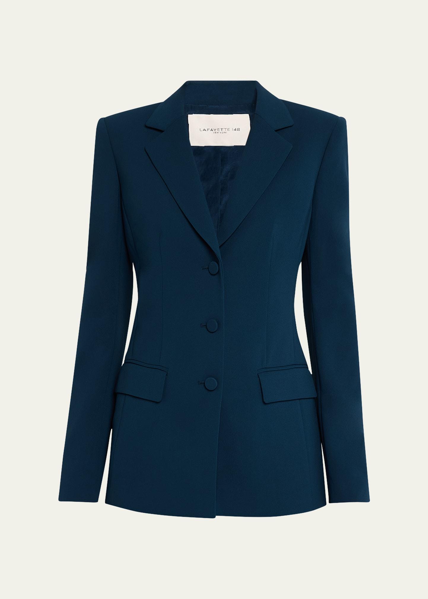 single-breasted tailored blazer