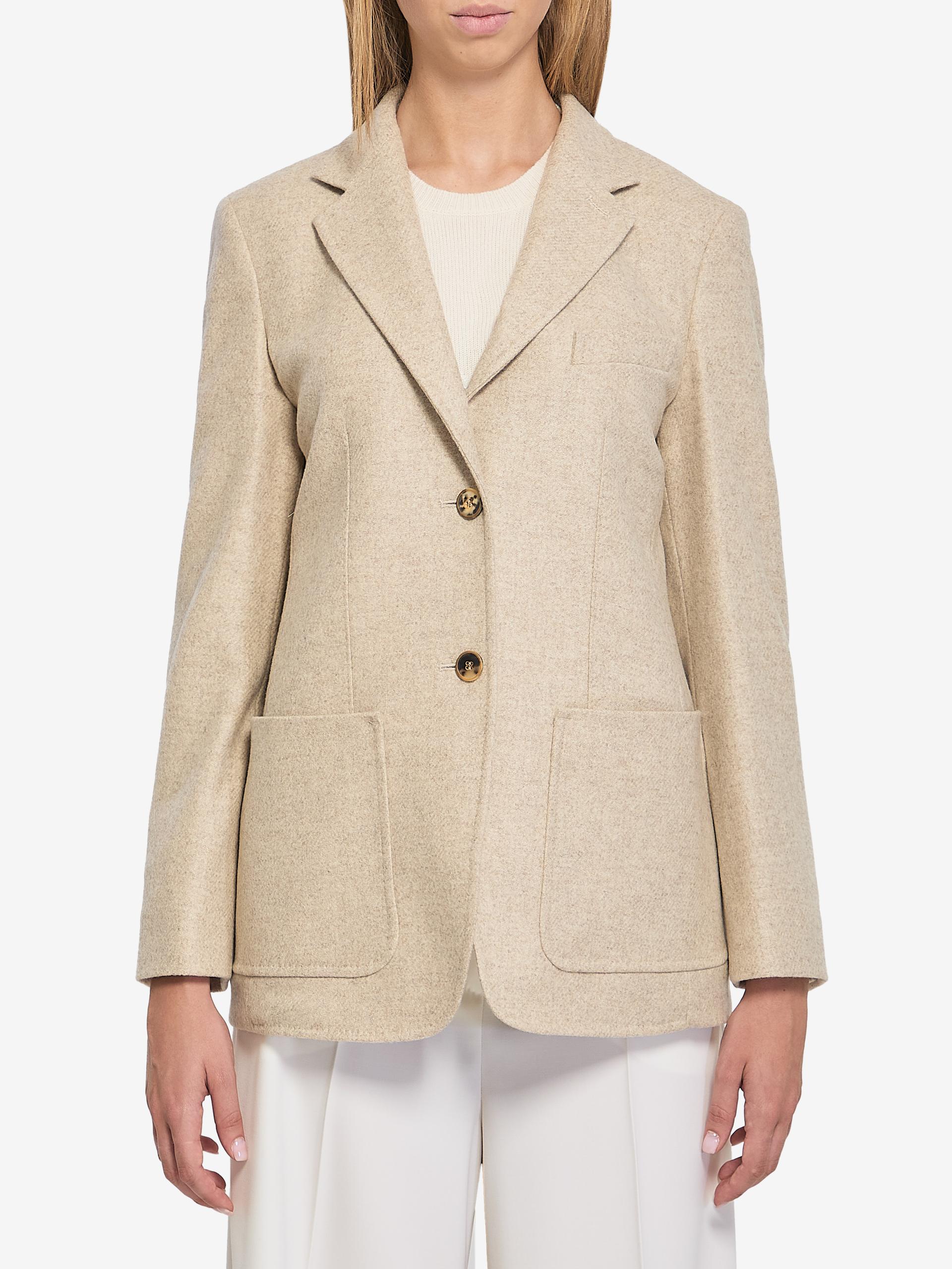 singlebreasted blazer in shetland