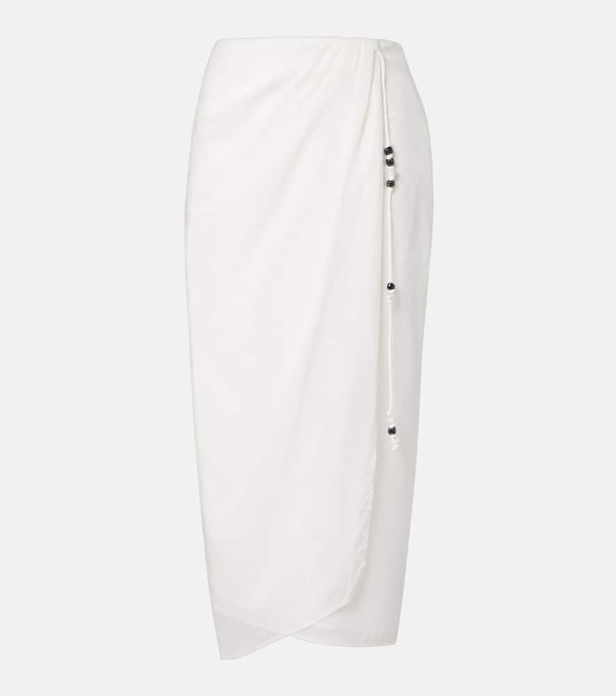 sir azura cotton wrap skirt