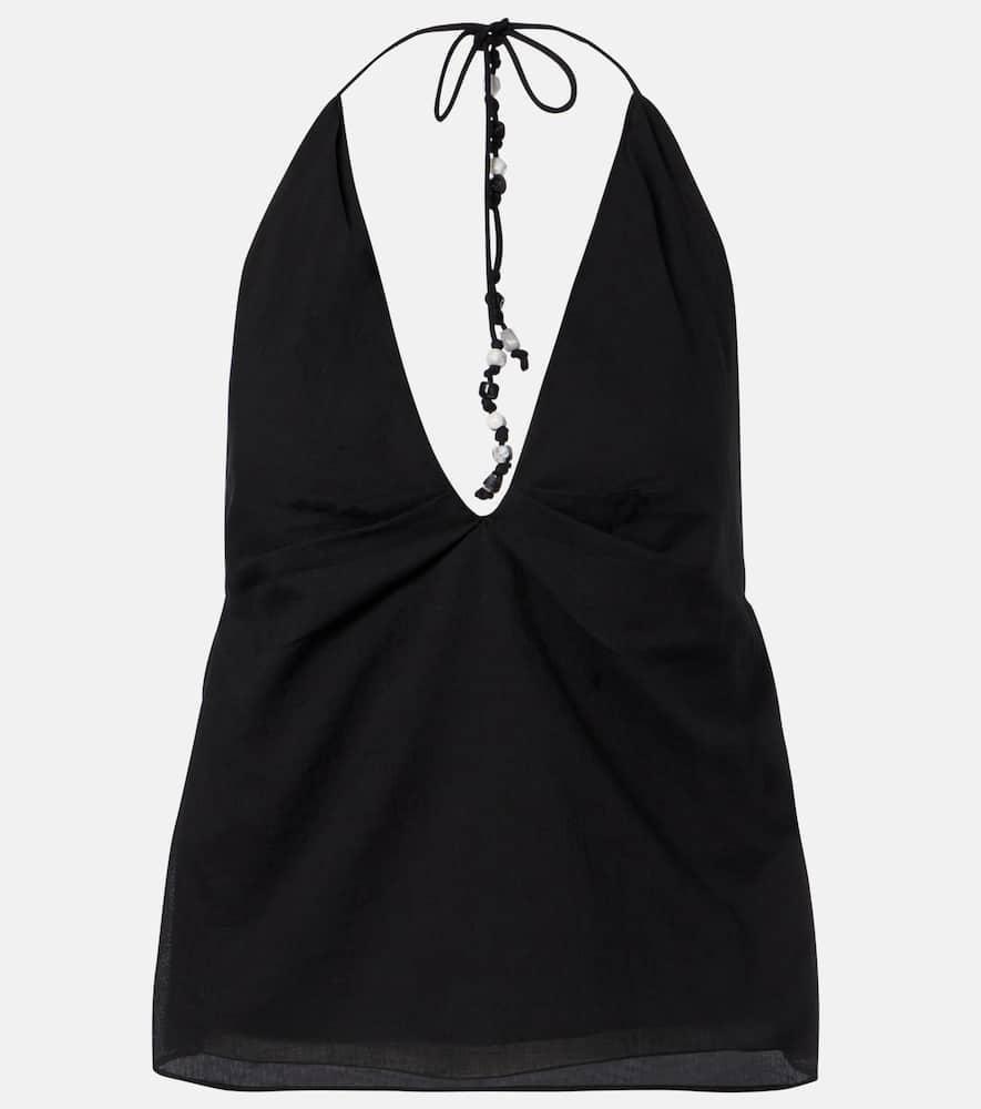 sir azura halterneck cotton top