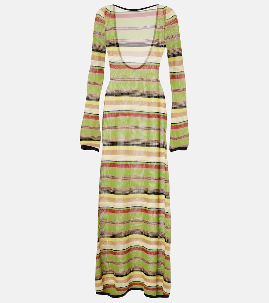 sir coastline striped maxi dress