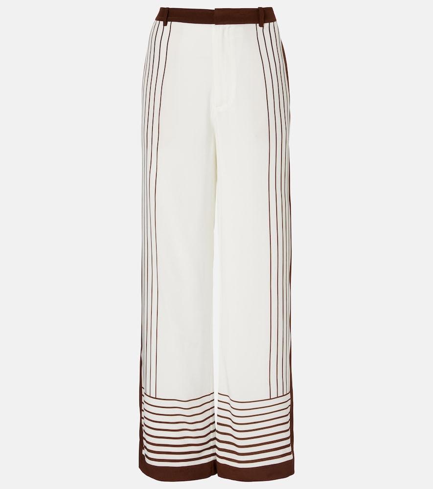 sir destino striped silk wide