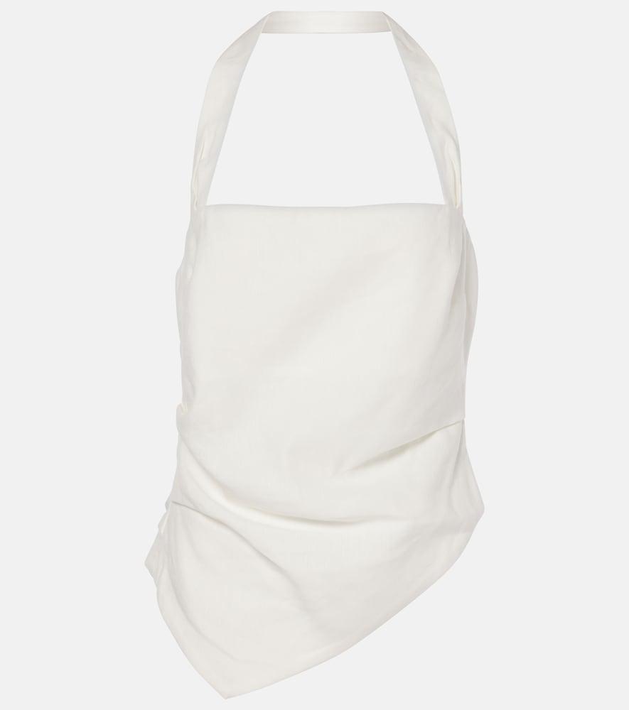 sir dorian halterneck linen