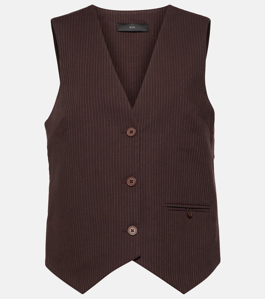 sir guillaume pinstriped vest