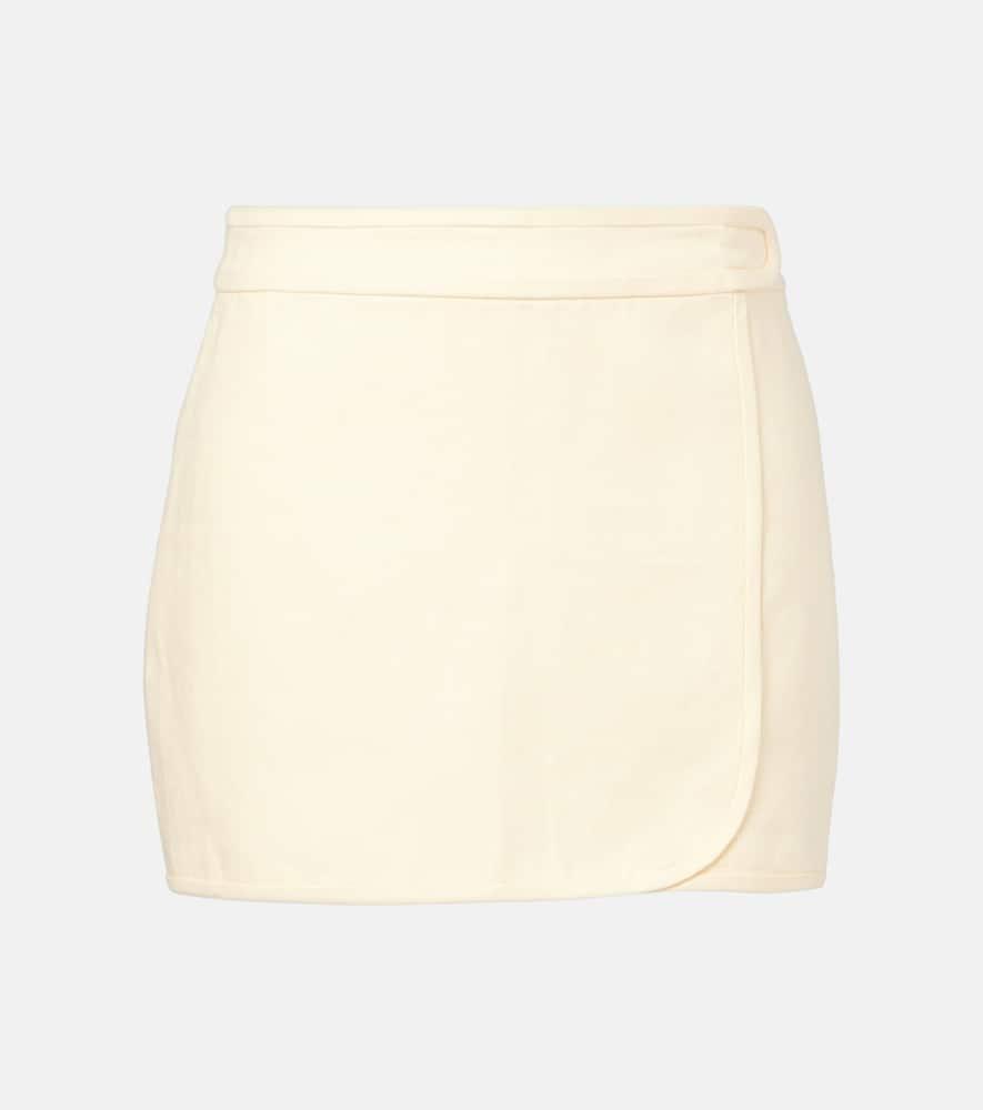 sir jerry linen wrap skirt