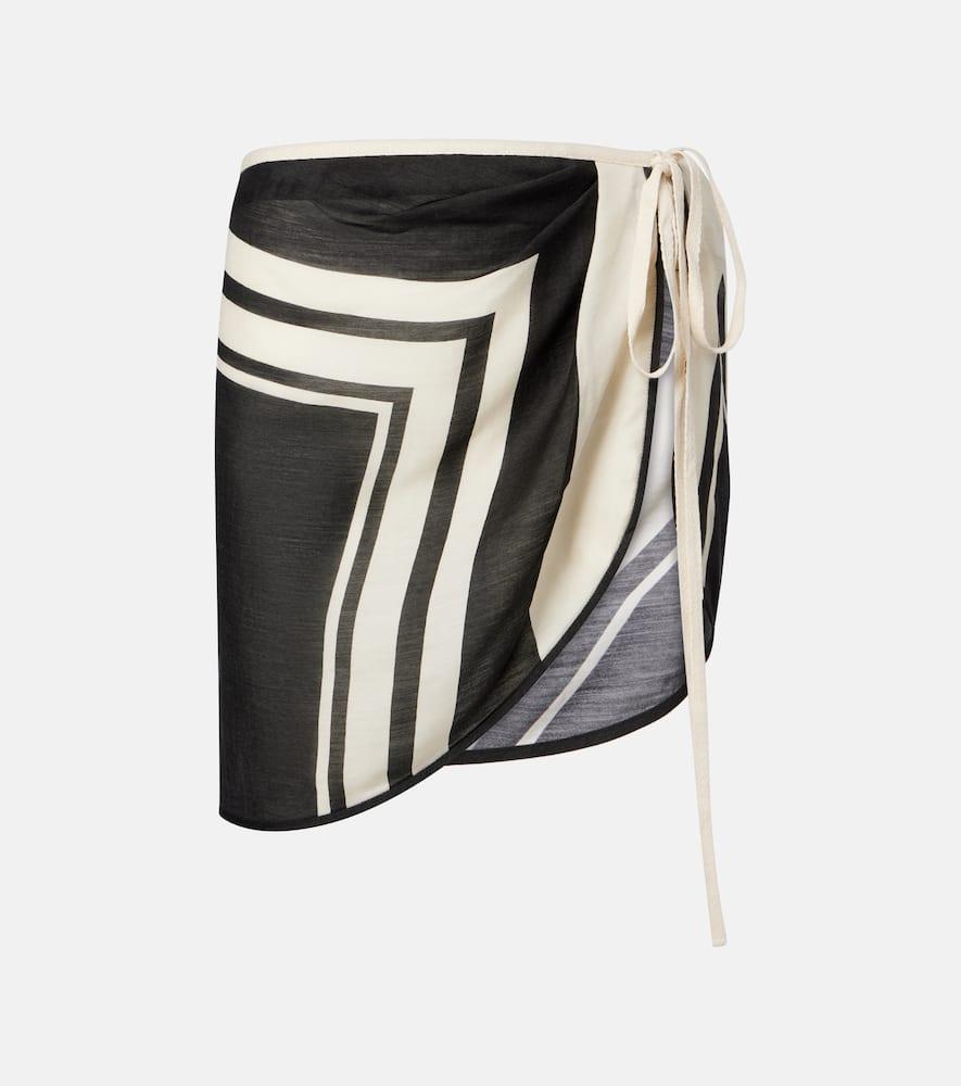 sir pietra wool, silk, and cotton beach cover