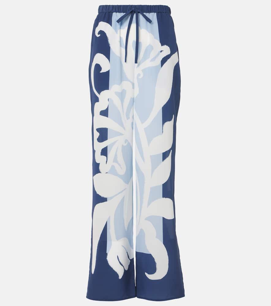 sir sorrento printed silk satin wide