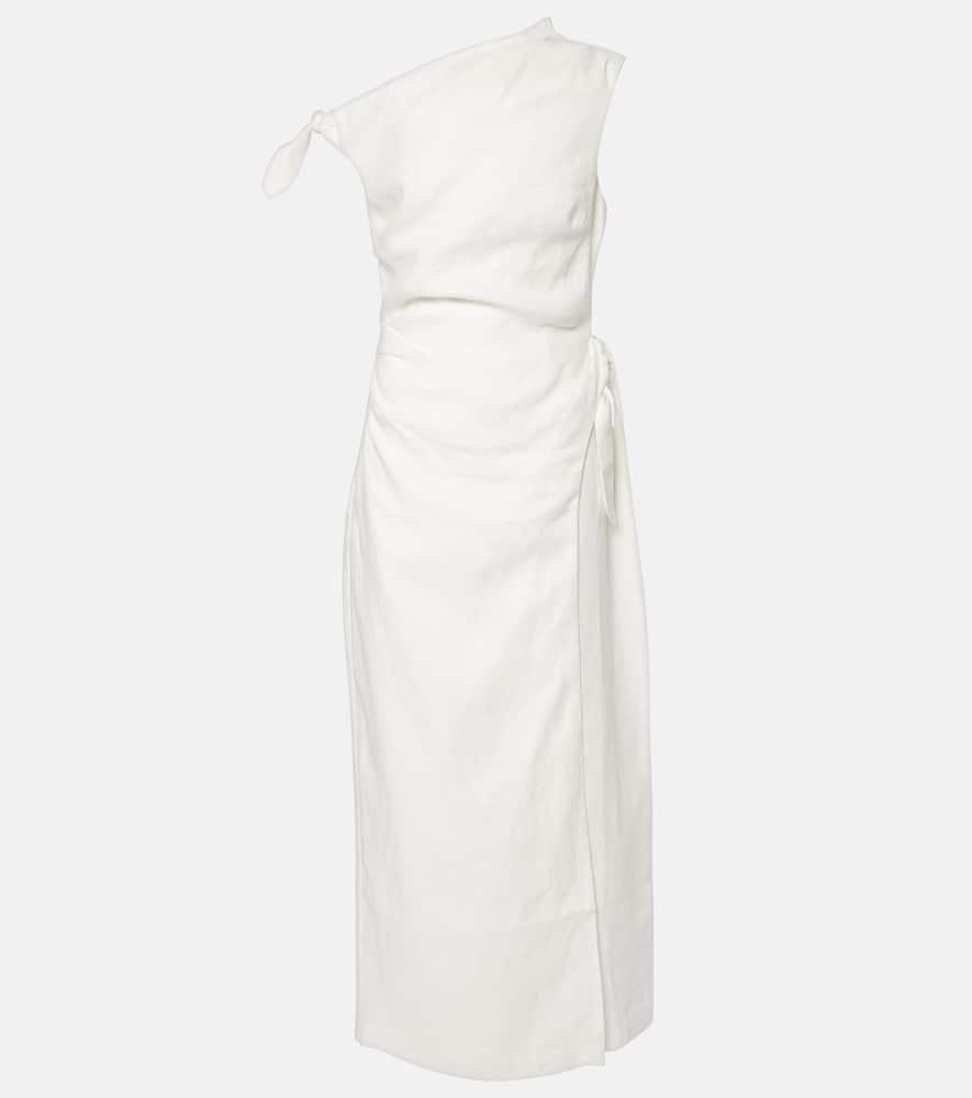 sir tamara linen maxi dress