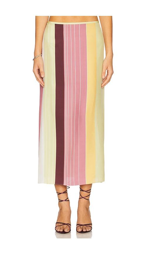 sir. fontana skirt in pink.