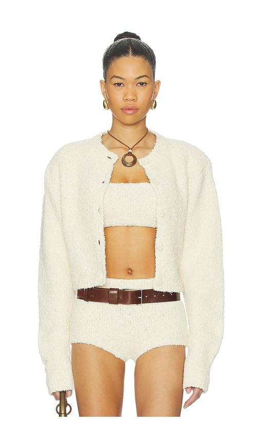 sir. tropicana cardigan in cream.