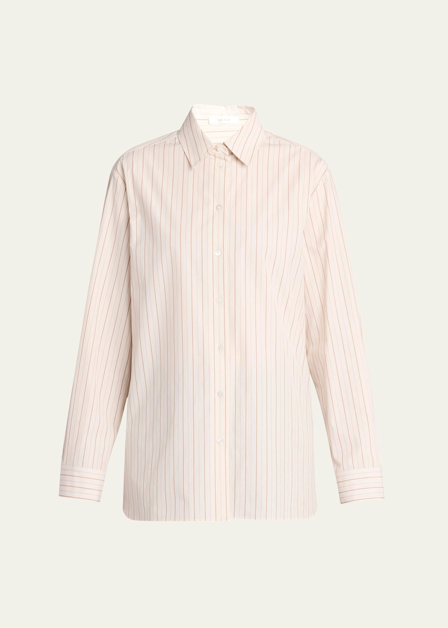 sisilia stripe button down blouse