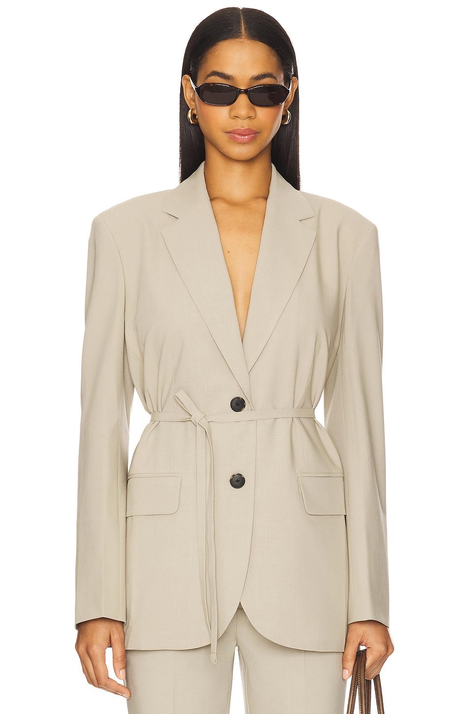 siya belted blazer