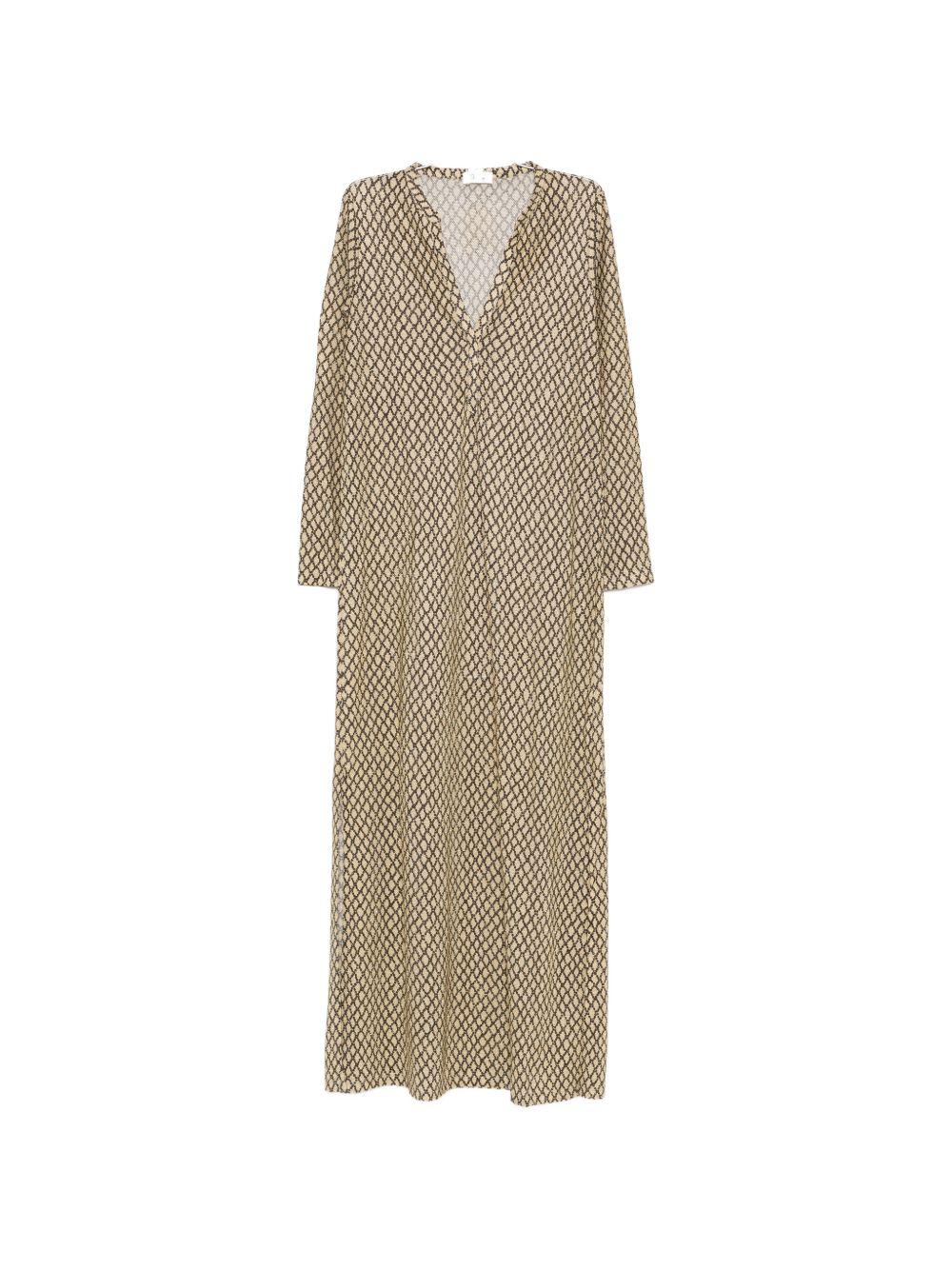 siyu dresses beige viscose - women