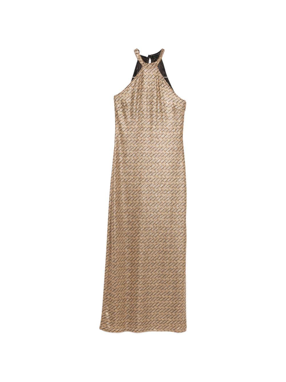 siyu dresses brown polyamide - women