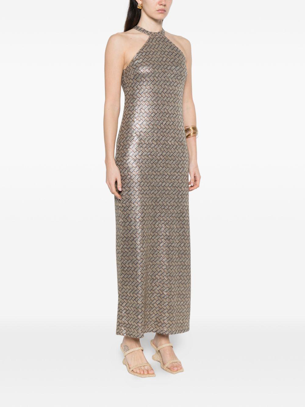 siyu dresses brown polyamide - women