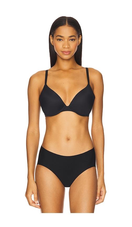 skarlett blue breathless multi-way push up bra in black.