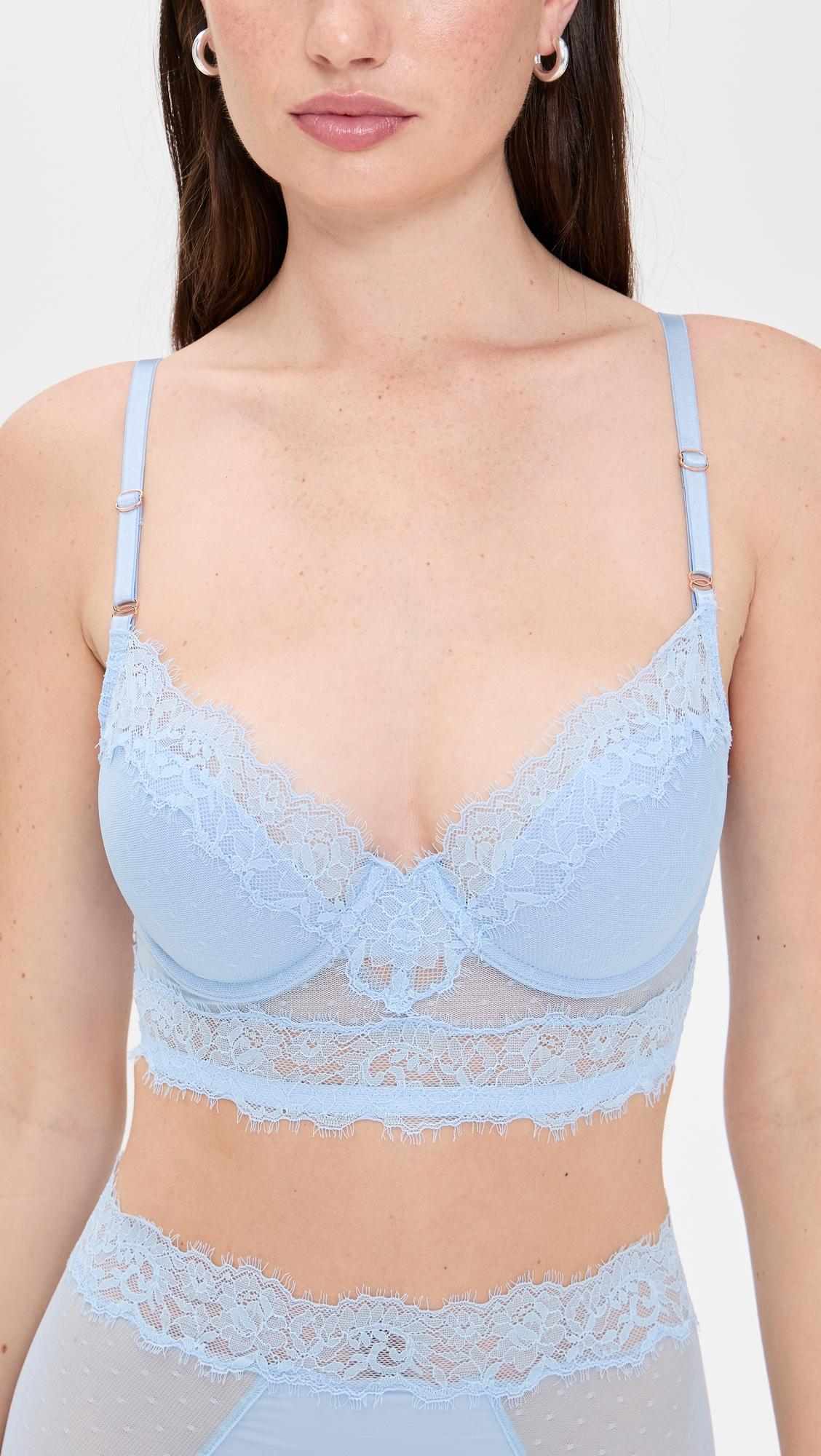 skarlett blue entice longline lightly lined bra