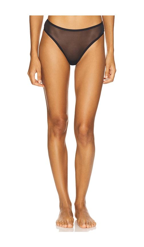 skarlett blue spellbound thong in black.