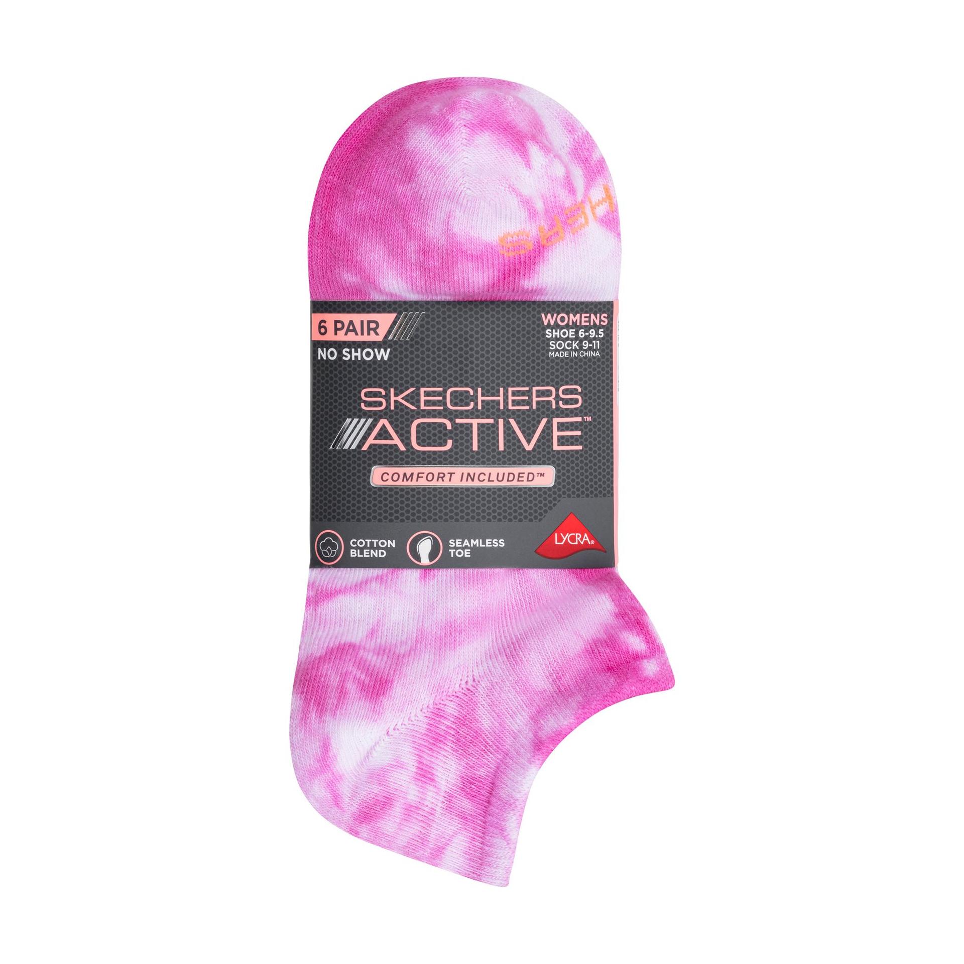 skechers non-terry no show socks