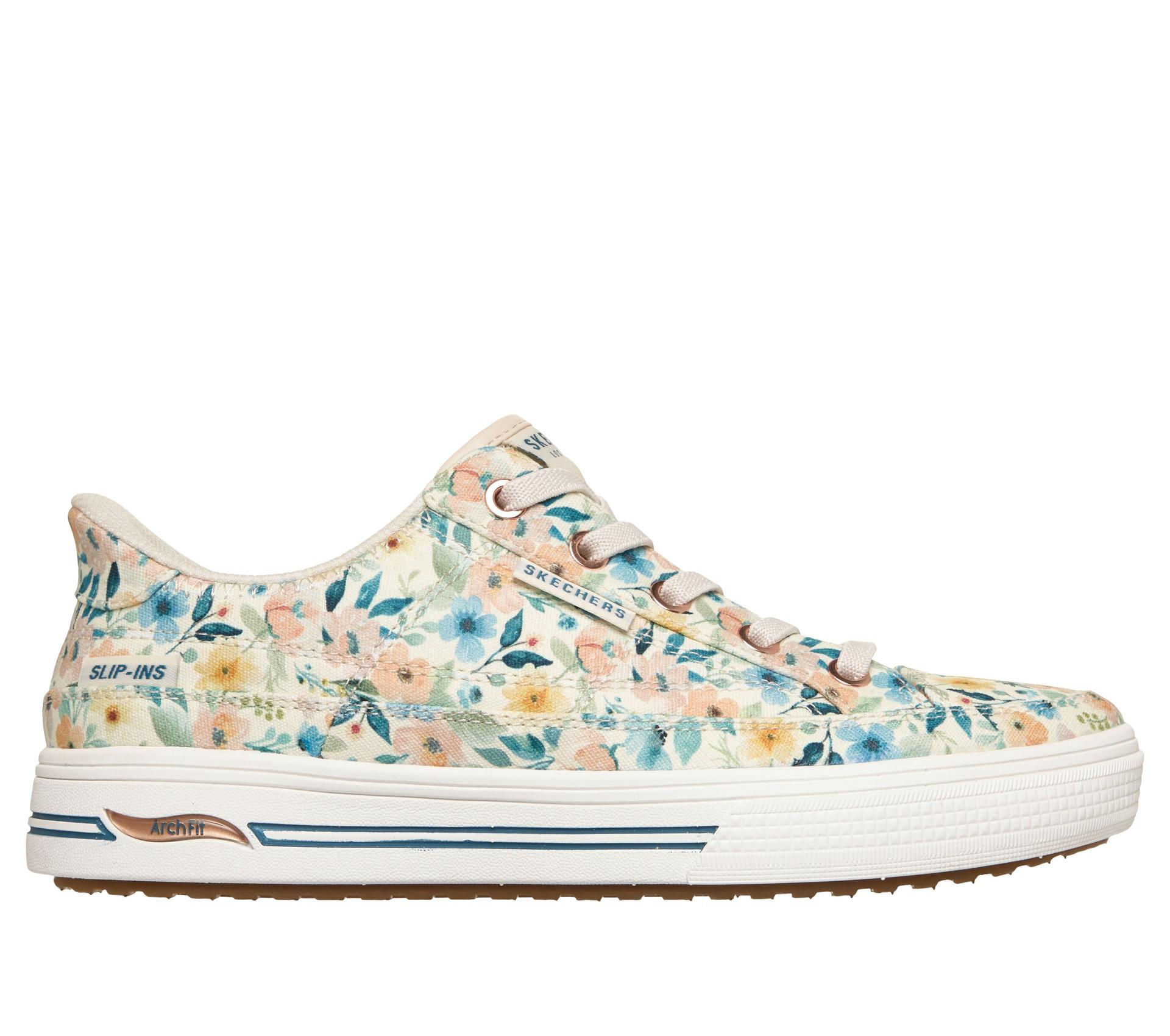 skechers street hands free slip-ins: arch fit arcade - wild nite