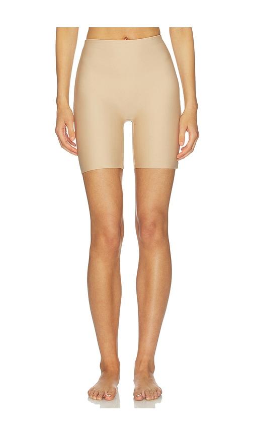 skims body butt enhancing short in nude.