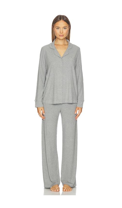 skims soft lounge sleep set in grey.