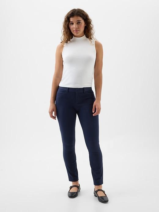 skinny ankle pants in bi-stretch