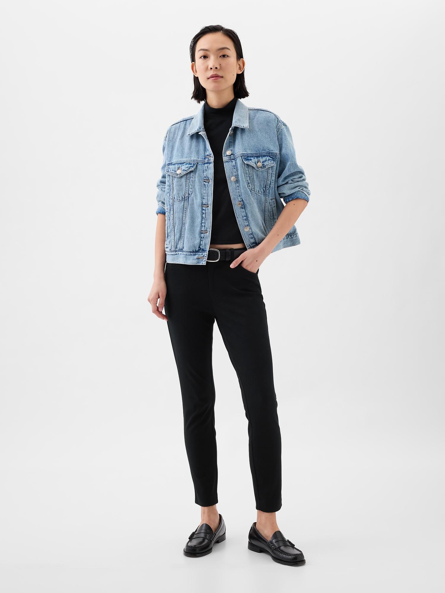 skinny ankle pants in bi-stretch